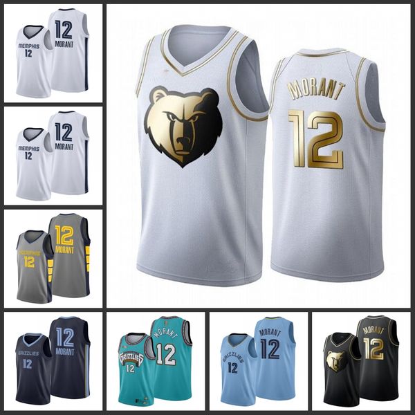 

memphis grizzlies ja morant men city basketball jersey, Black