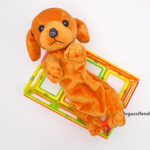 

high capacity plush pen bag cute dog zipper pencil case student stationery gift many styles 7 8sl c r