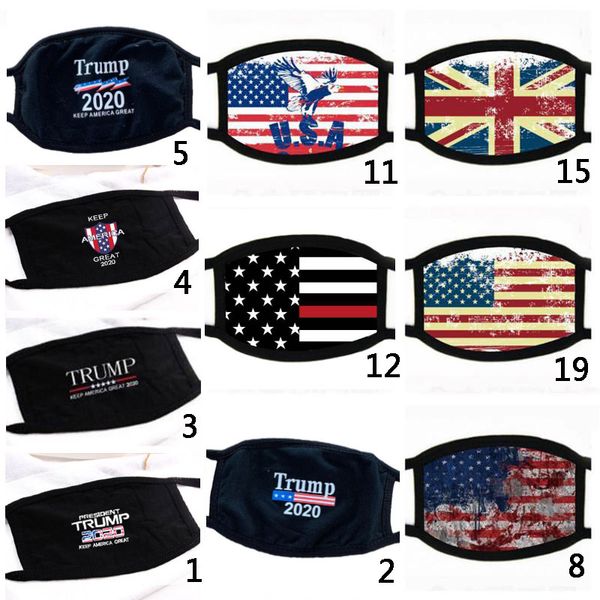 

anti-dust masks donald trump fashion cotton mouth face mask man woman cycling wearing black white face masks
