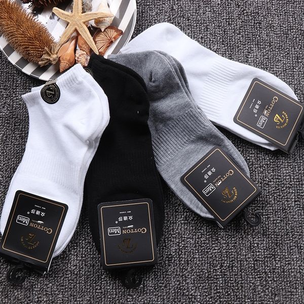 

2020 spring and boat cotton summer new men's boat sports low breathable socks sports casual cotton socks, Pink;yellow