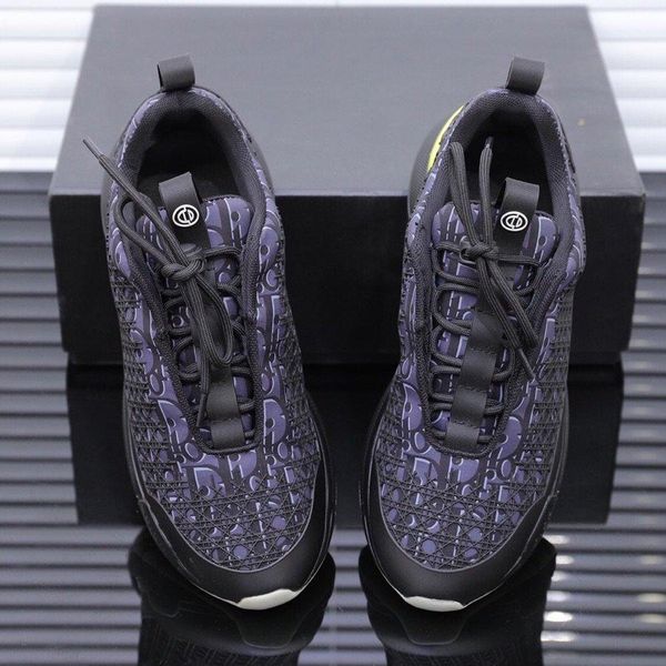 

new15 luxury casual shoes fashion versatile comfortable men and women sports shoes men and women travel shoes original box packaging, Black