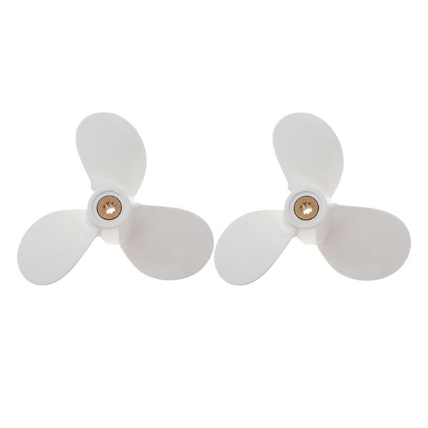 

2x marine boat propeller 7 1/2x7-ba , 4-5-6 hp outboard for yamaha