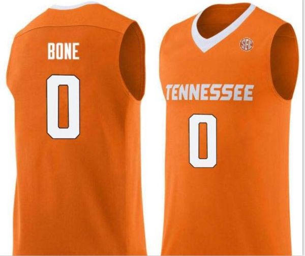 

custom men youth women rare tennessee vols j. bone #0 college basketball jersey size s-6xl or custom any name or number jersey, Black