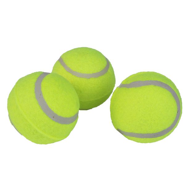 

new design pet tennis toy dog tennis ball micro elastic rubber ball dog ball bite resistant pet training supplies