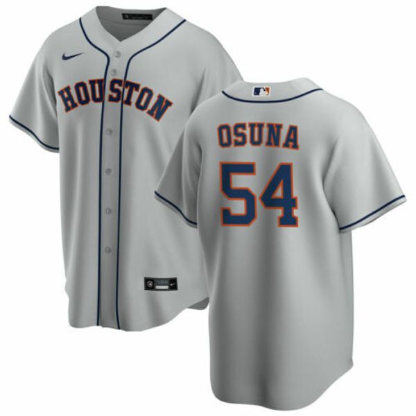

roberto osuna men's all colors 2020 mens stitched xs-6xl baseball jerseys, Gray