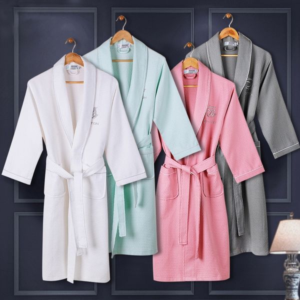 

pure cotton and women couples waffger l nightgown women autumn thin l long bathrobe bathrobe pajamas and bathrobes pajamas