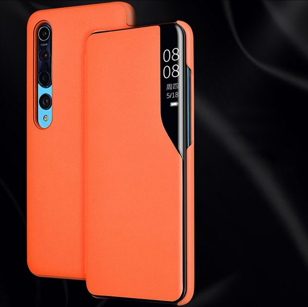 

mi10 mobile phone case mi10 pro mobile phone flip smart leather case