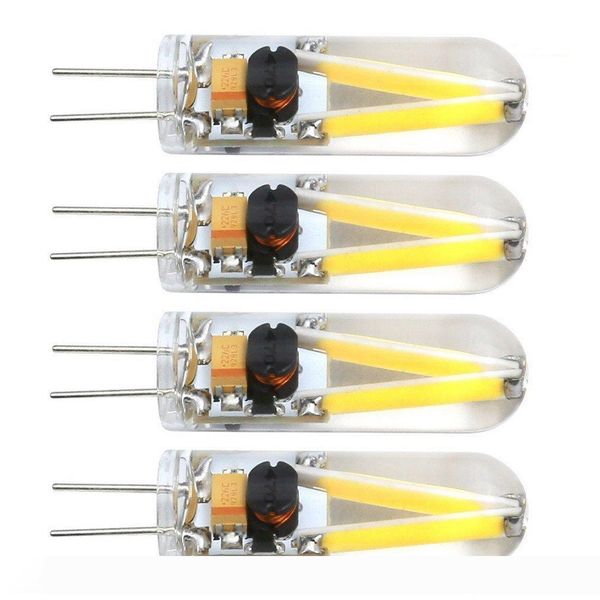 

супер яркий g4 светодиодные лампы 12v-24v нить cob привело защиты 3w capsule tower ip белый super bright