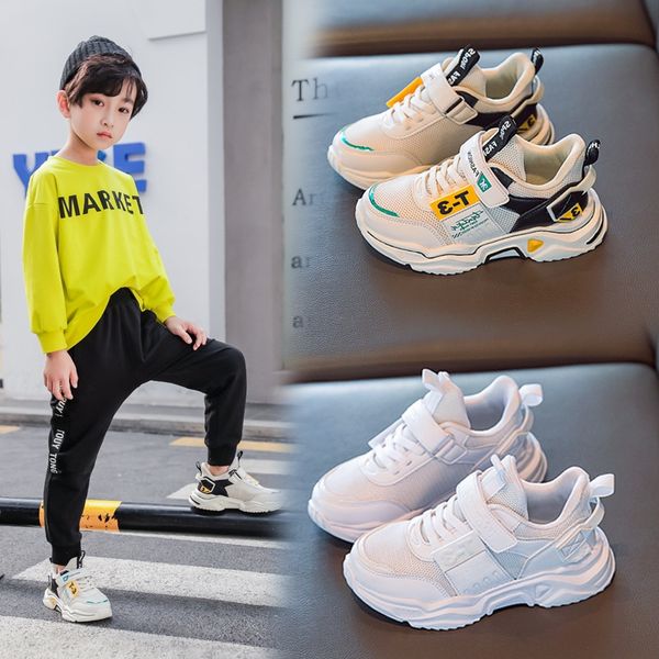 

e0719 mesh выдолбленных кроссовок, и дети детей девочки игровой кампус работает спорт детской одинарной белой моды отец обувь мальчика, Black