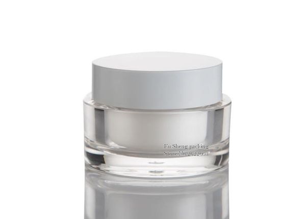 

200pcs/lot 30g/ml transparent acrylic cream jar, face cream bottle, empty jar cosmetics packing,