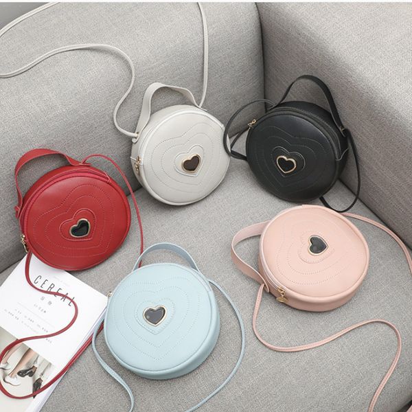 

fashion women new ladies korean version lady lychee pattern small handbags purse messenger bag shoulder small round bags #23