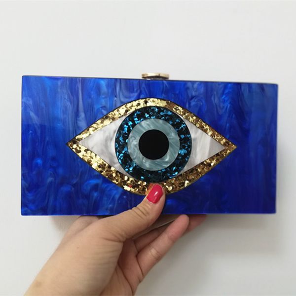 

этнический сглаз кошелек evileyebag сумка 20x10 см pearl буле красочные акриловые пвх evening пластиковые женщины brand wallet box клатчи