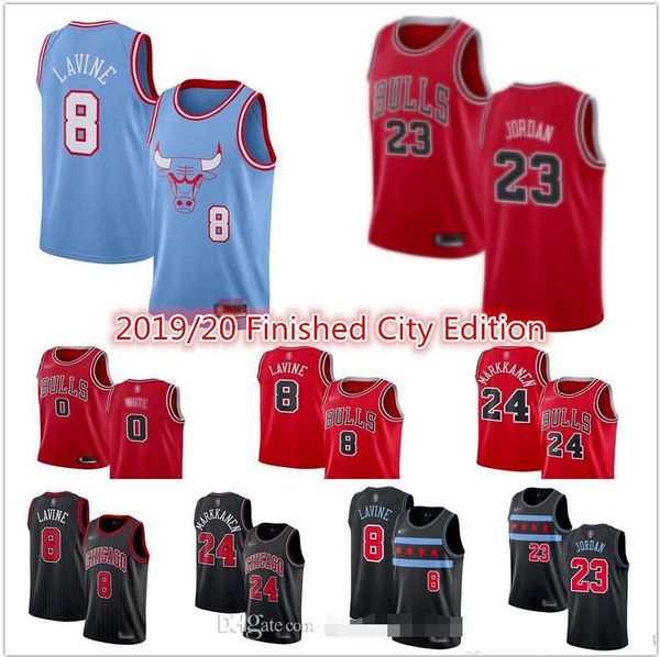 

mens nba chicago bulls michael 23 jodan jersey zach 8 lavine 23 michael scottie 33 pippen basketball jerseys, Black;red