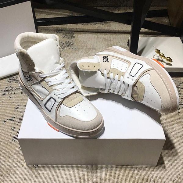 

fast delivery trainer sneaker boot men 's shoes lightweight footwars vintage style lace -up high men shoes herren luxus marken sch, Black