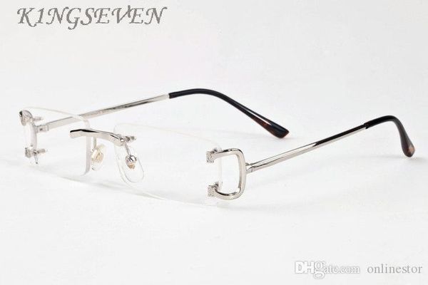 

2020 rimless sunglasses women designer retro buffalo sunglasses classic female gradient sun glass men vintage sun glassesdr27710, White;black