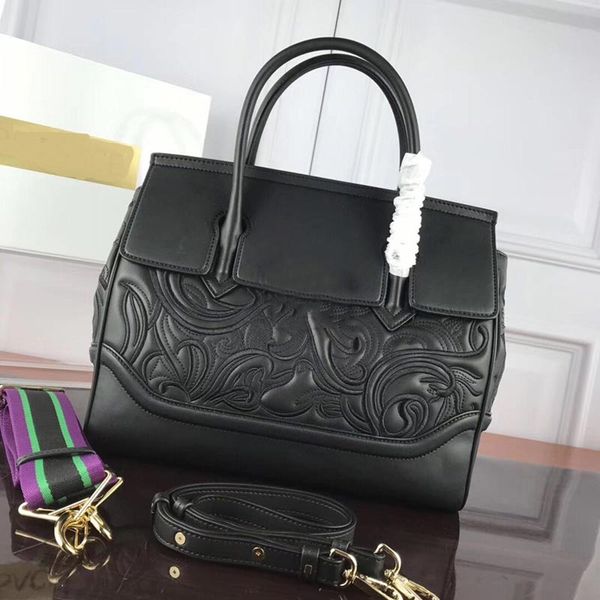 

2022famous brand designer handbags varsce brand medusa head embroidery large capacity designer bags fashion tote luxury purse bag