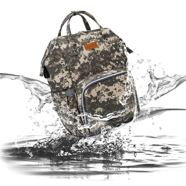 

lequeen multifunction fashion mummy nappy bag large capacity travel waterproof backpack bag for baby care women's pañalera