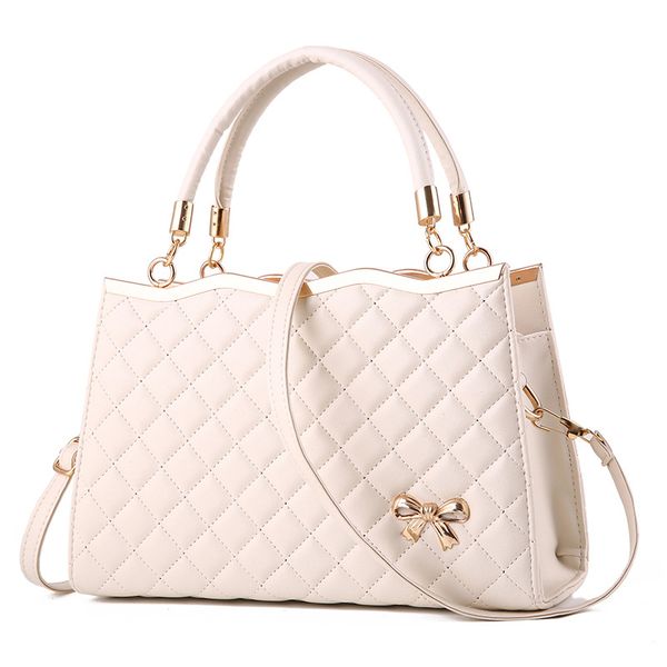 

new fashion diamond lattice shoulder bag handbag for woman 2020 women leather handbags ladies casual tote hand bags