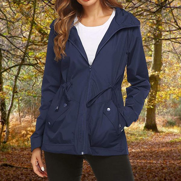 

new hiking jacket lightweight hooded raincoat outdoor clothes women jacket coat windproof female raincoat camp jackets, Black;red