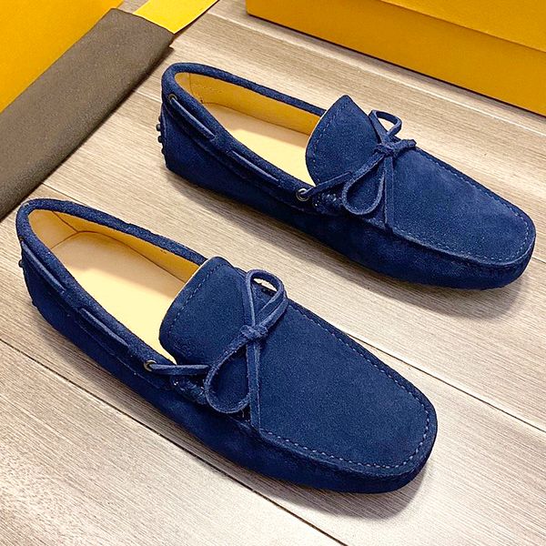 

new highquality mens casual bowknot leather shoes, nonslip wearresistant flat loafers, pedal driving shoes, stylish loafers with origina qac, Black