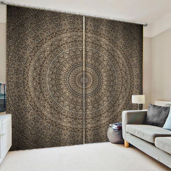 

europe round curtains bedroom living room windproof thickening blackout curtain