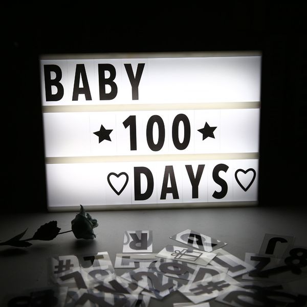 

creative gift diy letters light box mini light box a4 size led lightbox diy cinema light box for wedding room party home decor