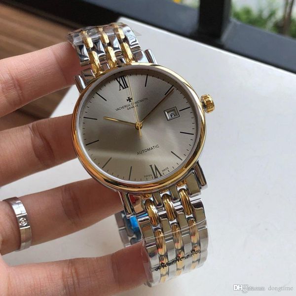 

mens watch mens mechanical automatic watch luxury sports watch fashion casual design wristwatches business waterproof jc1109001, Slivery;brown