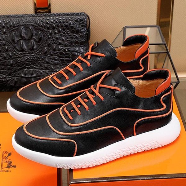 

fast delivery volte sneaker mens shoes autumn and winter comfortable footwears fashion leather lace -up sports men shoes herren sportschuhe, Black