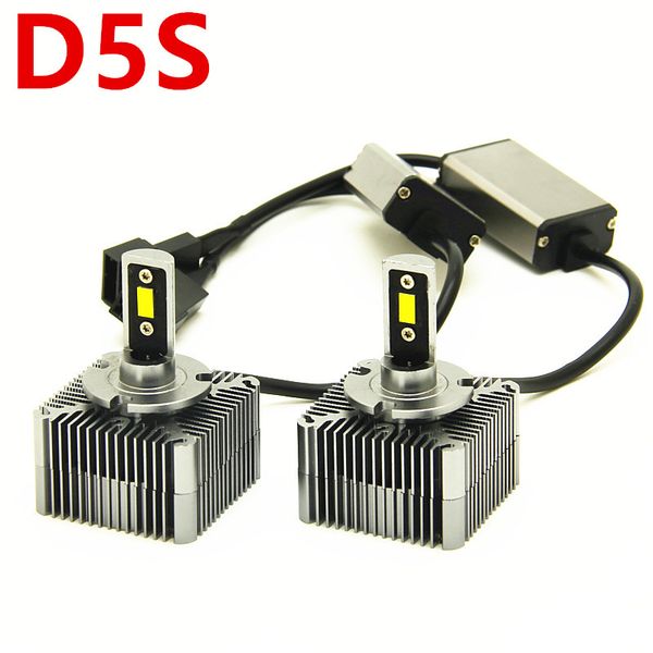 

super bright led bulb 40w d5s 6000k 4000lm 2 pcs d5s led headlight