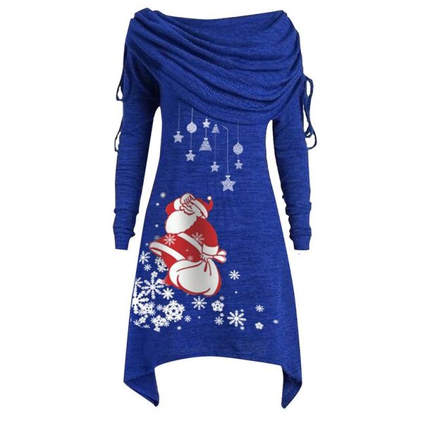 

winter christmas womens blouse long sleeve blouse solid ruched long foldover collar tunic female blusas plus size, White