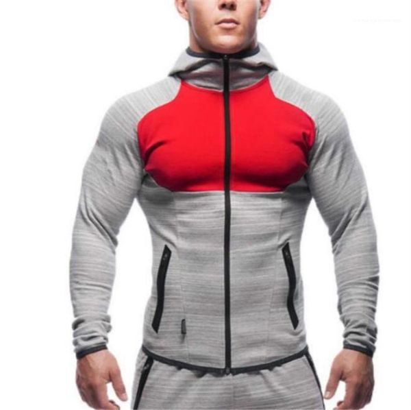 

camouflage casual homme clothes fitness sports men hoodies designer running thin long sleeve hooded man sweatshirts, Black