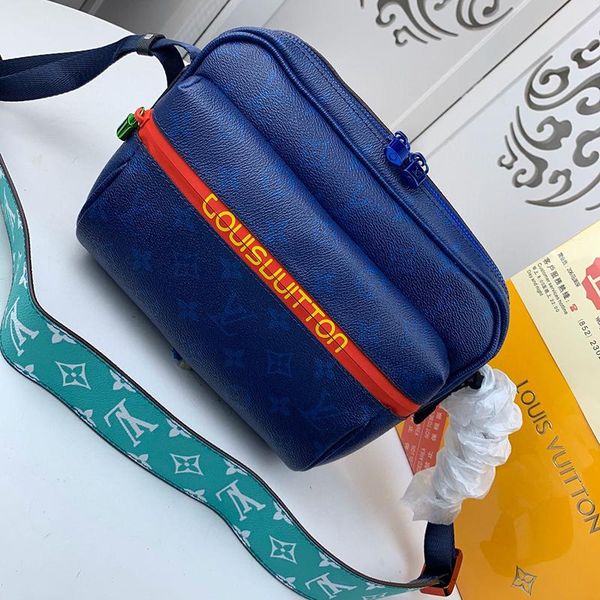 

fast delivery mens bag leather shoulder bags simple style zipper crossbody bag trend luxury designer men messenger bags bolso bandolera