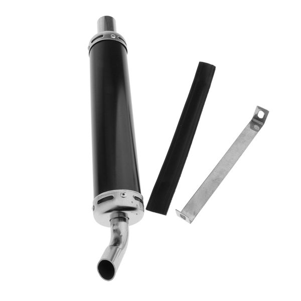 

universal motorcycle exhaust exhaust muffler for 50/70/90/110/125/140/150cc atv dirt pit bike, heavy duty