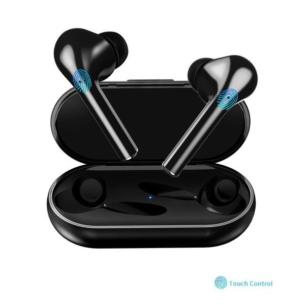 

bluetooth v5.0 touch operate headset tws true wireless dual earbuds bass sound for huawei xiaomi iphone samsung mobile phone