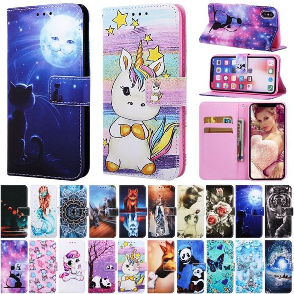 

luxury vintage phone case for apple iphone 11 pro max 2019 x xs max xr 5 5s 6 6s 7 8 plus leather wallet flip cover coque d03d