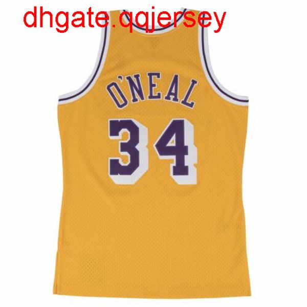 

mens mitchell & ness shaquille o'neal jersey throwbacks vest stitched basketball jerseys, Gray
