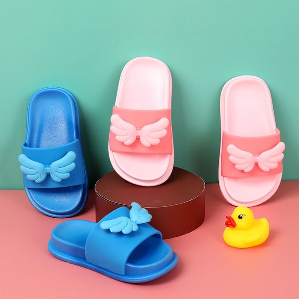 

xia xin children' shoes indoor and outdoor drag children' shoes cartoon little angel slippers baby slippers men' and women, Black;grey