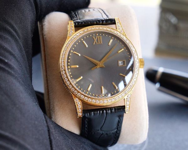 

product of 2020, 5296.v3 upgradeit is 38mmx9mm and features a custom cal.9015 waterproof mechanical watch with leather watchband, Slivery;brown