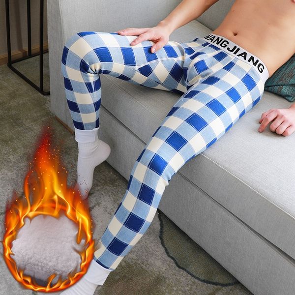 

3naq9 new thermal underwear men's pants plus velvet thickened youth pants fashionable cold-proof men's sweater warm autumn clothes, Black;white