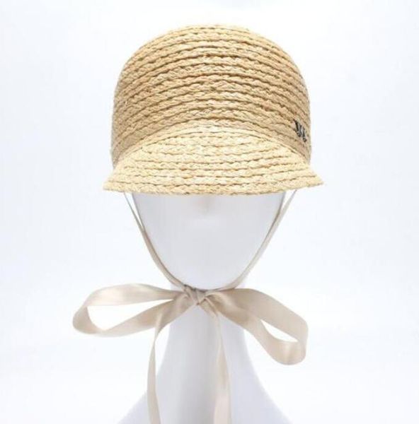 

rh sun straw raffia belt baseball hats for women girls beach visor caps wholesale in fashion style designer hats caps women, Blue;gray