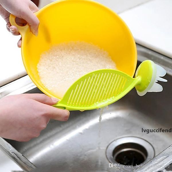 

creative wash rice strainer kitchen accessories cooking tool wash rice stirring colander device multi colors useful convenient bh0457 tqq