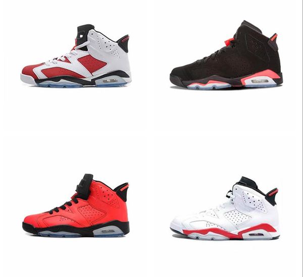 

2020 men black infrared 6 6s basketball shoes mens cny carmine gatorade green tinker unc black cat sports trainers sneakers