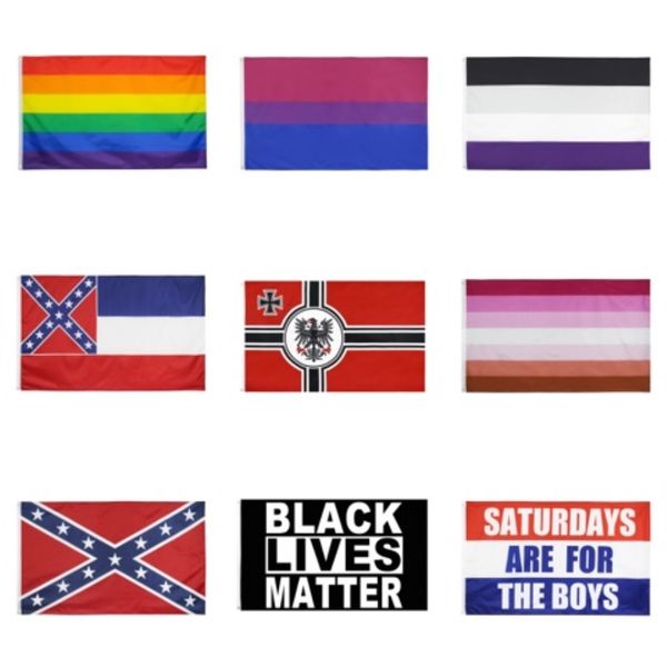 

two sides printed flag confederate rebel civil war flag national polyester flag 5 x 3ft 50pcs 297