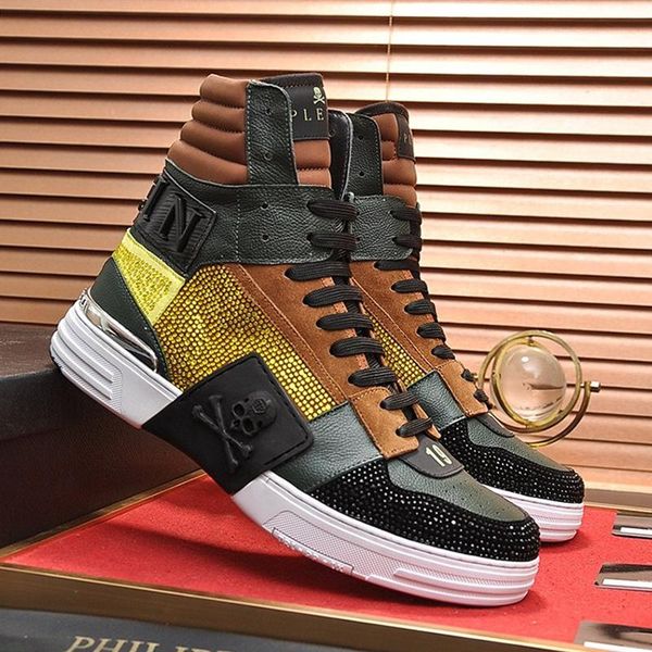 

men shoes boots sneakers luxury breathable casual shoes for men zapatos de hombre phantom kick $hi -crystal men shoes fashion fast ship, Black