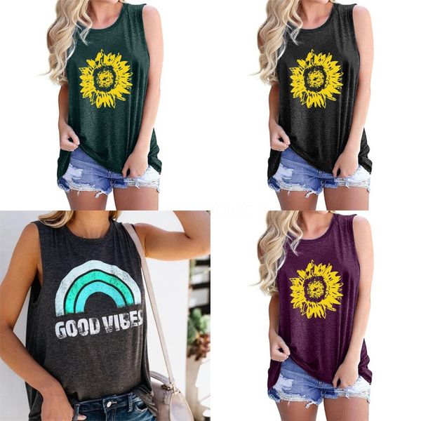 

5 colors yeah printing sleeveless t shirt boys girls ins fashion letters printed cotton rough cut cuff t shirt clothing for 1-8t#326, White