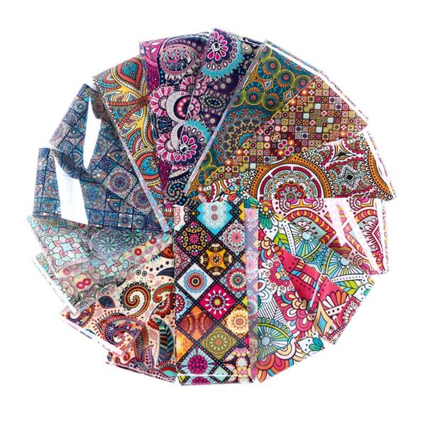 

nail star paper ins popular ethnic style totem retro nail transfer paper, Black