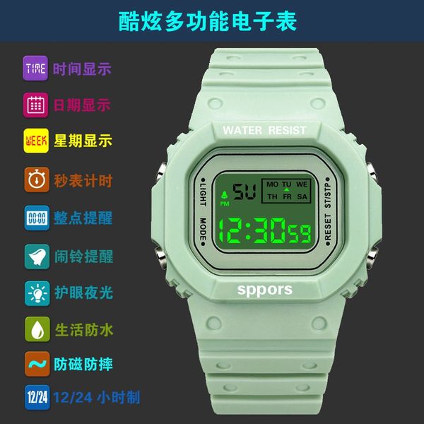 

ins electronic ins electronic watch watch watch, Blue