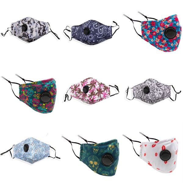 

zipper face mask anti-dust reusable washable mask men women openable drink water coffee masks designer hha1445#691, Black