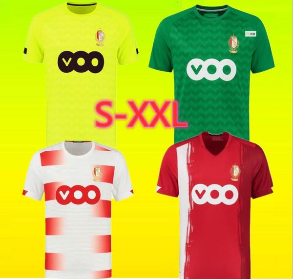 

20 21 standard liÃ¨ge soccer jerseys home limbombe 2020 2021 r.standard de liege vanheusden laifis cimirot emond carcela football shirts, Black;yellow