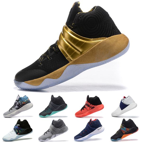 

new new 2 kids basketball shoes for sale sneakers sports kyrie mens shoe red outdoor trainers basket ball, Black